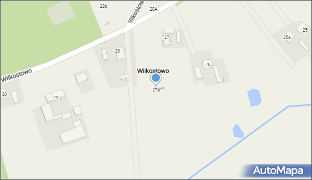 Wilkostowo, Wilkostowo, 27a, mapa Wilkostowo