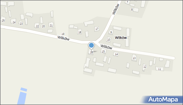 Wilków, Wilków, 16, mapa Wilków