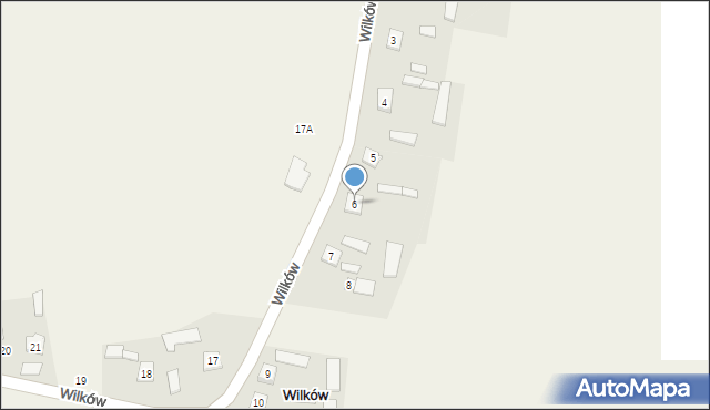 Wilków, Wilków, 6, mapa Wilków
