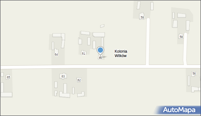 Wilków, Wilków, 60, mapa Wilków