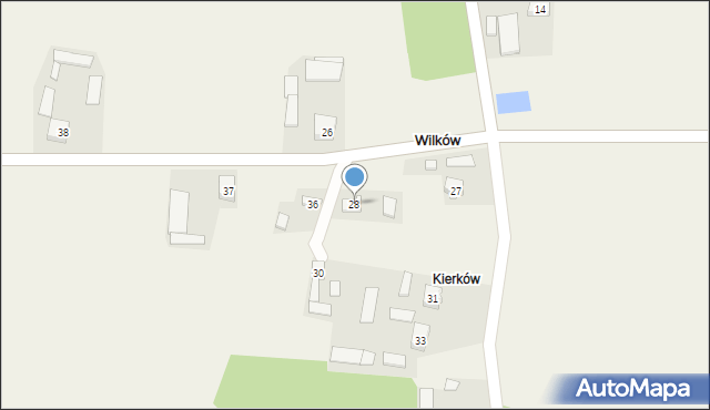 Wilków, Wilków, 28, mapa Wilków