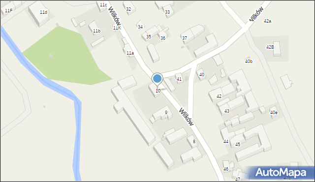 Wilków, Wilków, 10, mapa Wilków