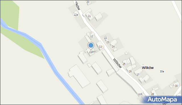 Wilków, Wilków, 11h, mapa Wilków