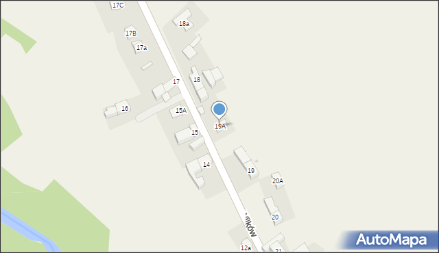 Wilków, Wilków, 19A, mapa Wilków