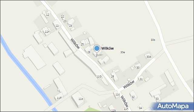Wilków, Wilków, 27, mapa Wilków