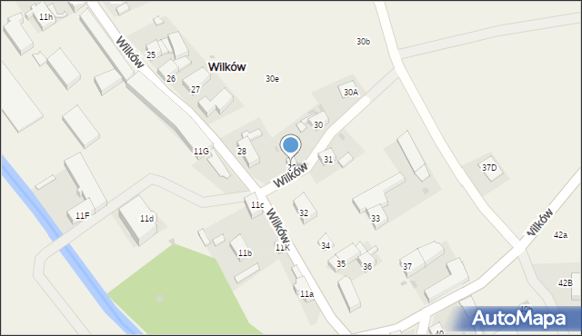 Wilków, Wilków, 29, mapa Wilków