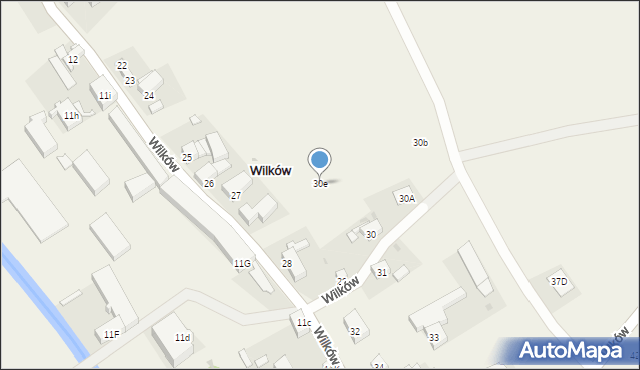 Wilków, Wilków, 30e, mapa Wilków