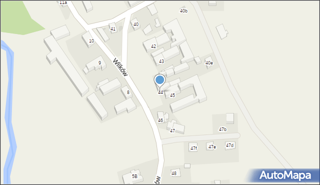 Wilków, Wilków, 44, mapa Wilków