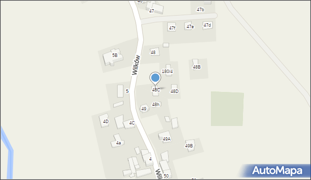 Wilków, Wilków, 48C, mapa Wilków