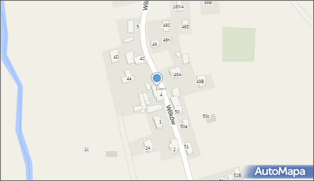 Wilków, Wilków, 4b, mapa Wilków