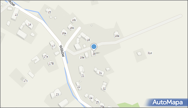 Wilków, Wilków, 19, mapa Wilków
