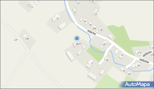 Wilków, Wilków, 26, mapa Wilków
