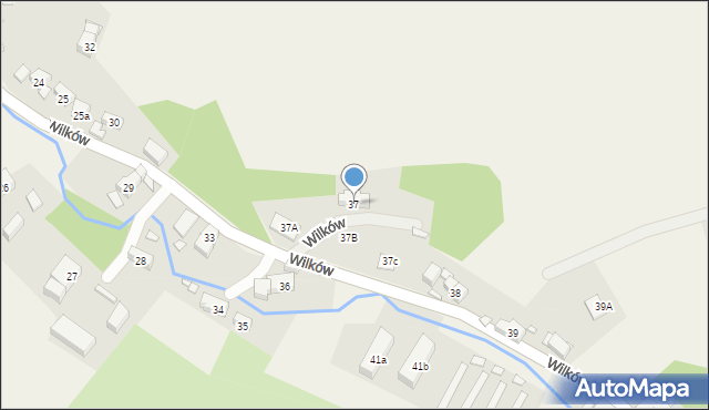 Wilków, Wilków, 37, mapa Wilków