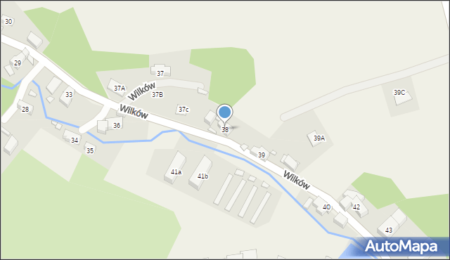 Wilków, Wilków, 38, mapa Wilków