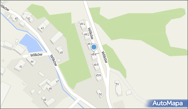 Wilków, Wilków, 46g, mapa Wilków