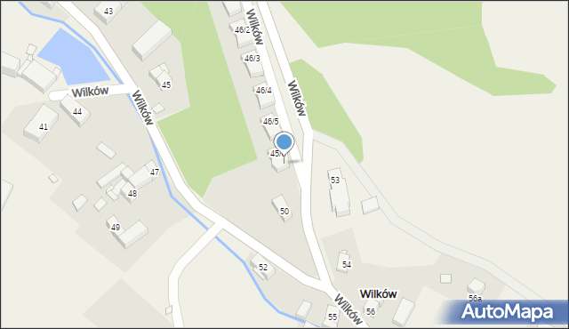 Wilków, Wilków, 46l, mapa Wilków