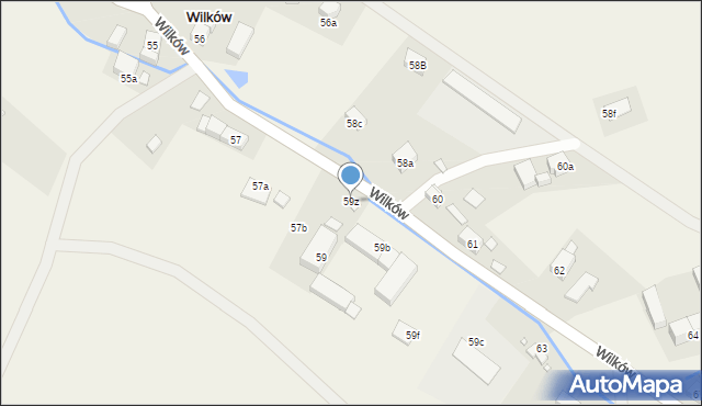 Wilków, Wilków, 59z, mapa Wilków
