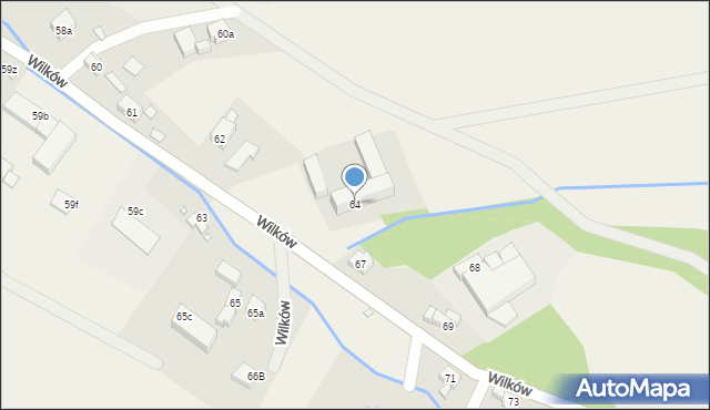 Wilków, Wilków, 64, mapa Wilków