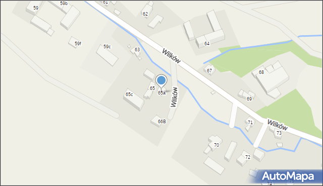 Wilków, Wilków, 65a, mapa Wilków