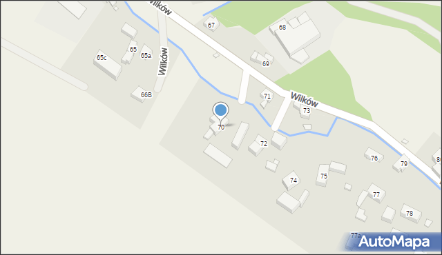Wilków, Wilków, 70, mapa Wilków