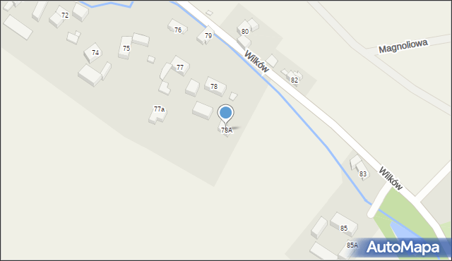 Wilków, Wilków, 78A, mapa Wilków
