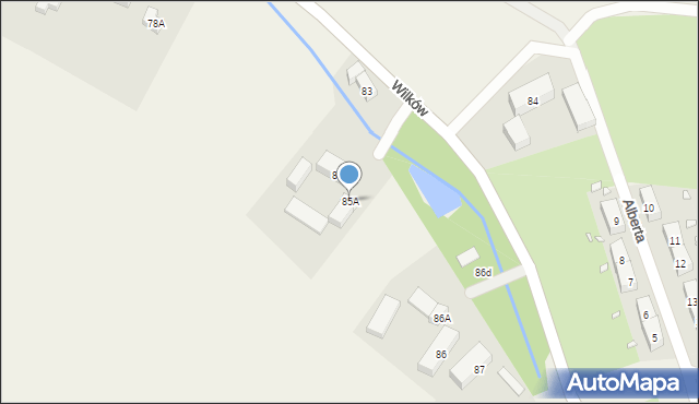 Wilków, Wilków, 85A, mapa Wilków