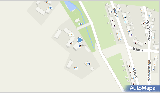 Wilków, Wilków, 87, mapa Wilków