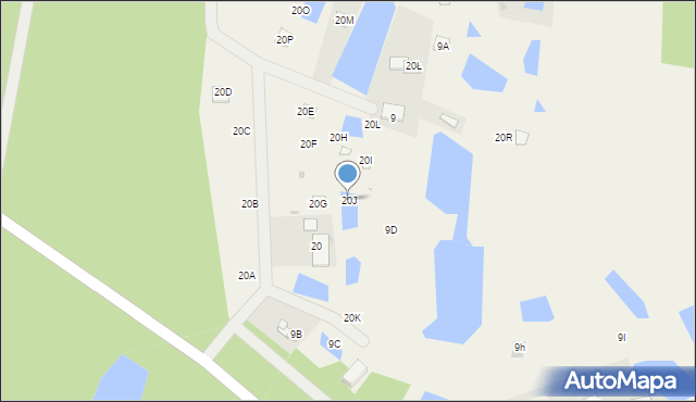 Wilków, Wilków, 20J, mapa Wilków