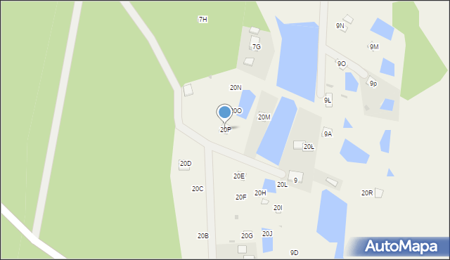 Wilków, Wilków, 20P, mapa Wilków