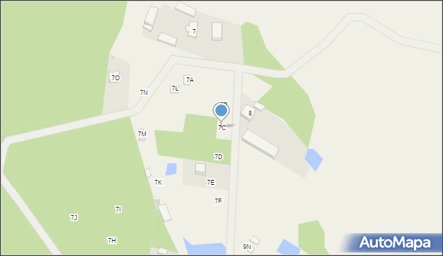 Wilków, Wilków, 7C, mapa Wilków