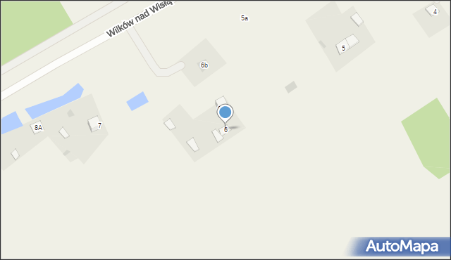 Wilków nad Wisłą, Wilków nad Wisłą, 6, mapa Wilków nad Wisłą