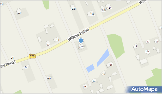 Wilków Polski, Wilków Polski, 17A, mapa Wilków Polski