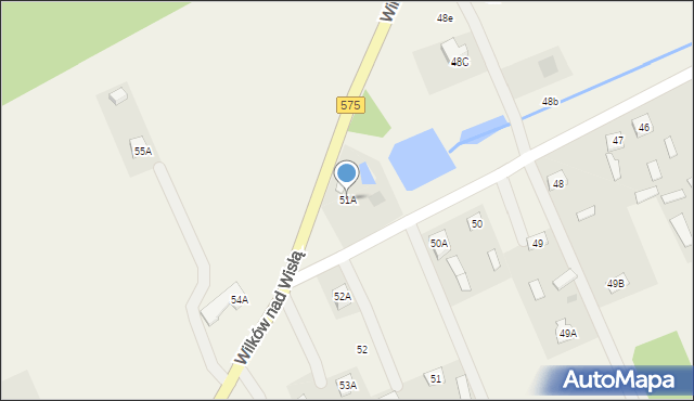 Wilków Polski, Wilków Polski, 51A, mapa Wilków Polski