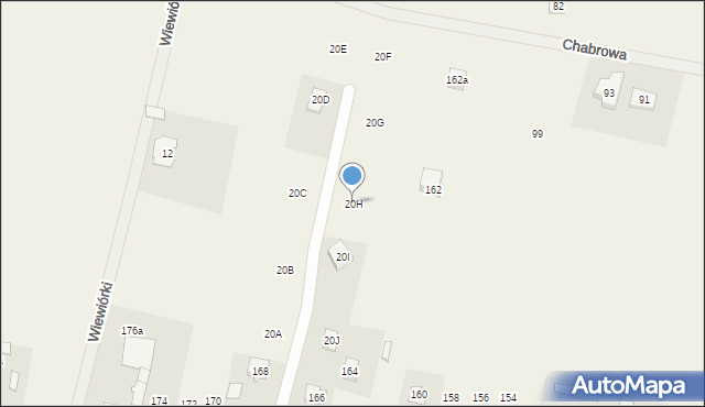 Wilkowa Wieś, Wilkowa Wieś, 20H, mapa Wilkowa Wieś