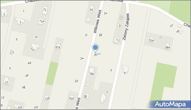 Wilkowa Wieś, Wilkowa Wieś, 2C, mapa Wilkowa Wieś