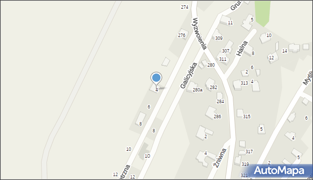 Wilkowice, Wietrzna, 4, mapa Wilkowice