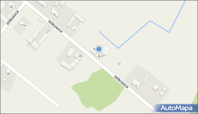 Wilkowice, Wilkowice, 5, mapa Wilkowice