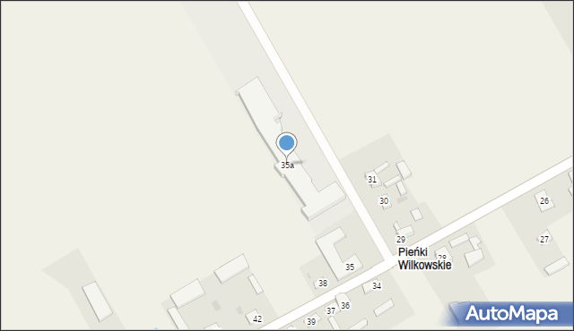 Wilkowice, Wilkowice, 35a, mapa Wilkowice