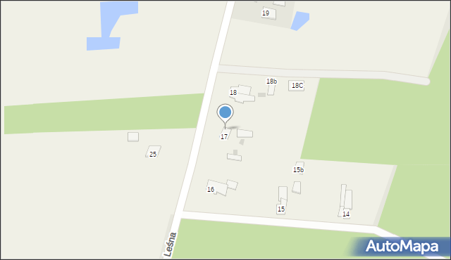 Wilkowo, Wilkowo, 17a, mapa Wilkowo