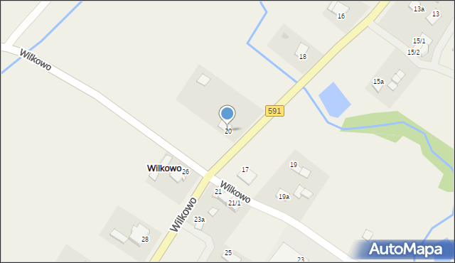 Wilkowo, Wilkowo, 20, mapa Wilkowo