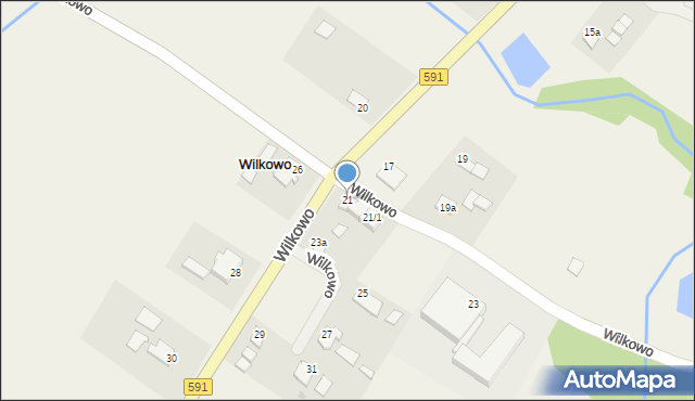 Wilkowo, Wilkowo, 21, mapa Wilkowo