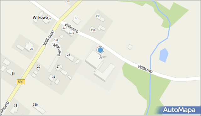 Wilkowo, Wilkowo, 23, mapa Wilkowo