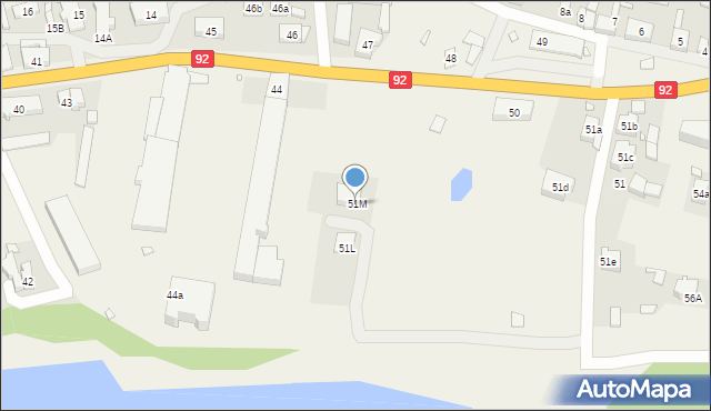 Wilkowo, Wilkowo, 51M, mapa Wilkowo