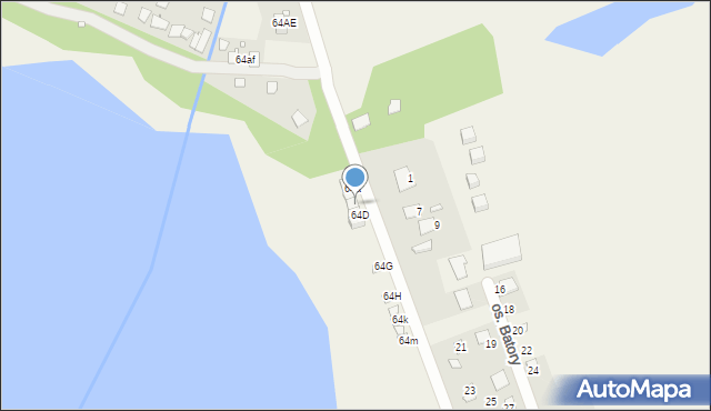 Wilkowo, Wilkowo, 64c, mapa Wilkowo