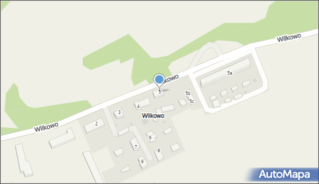 Wilkowo, Wilkowo, 5, mapa Wilkowo