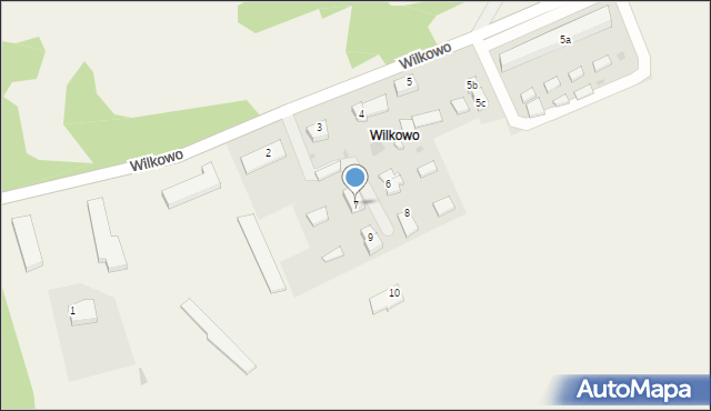 Wilkowo, Wilkowo, 7, mapa Wilkowo