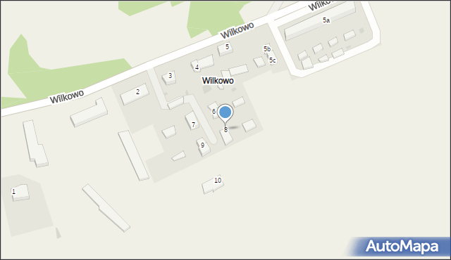 Wilkowo, Wilkowo, 8, mapa Wilkowo