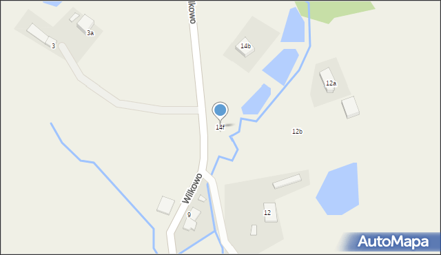 Wilkowo, Wilkowo, 14f, mapa Wilkowo