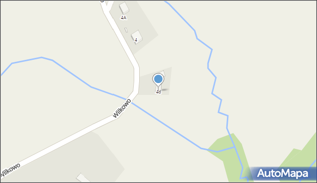 Wilkowo, Wilkowo, 4d, mapa Wilkowo