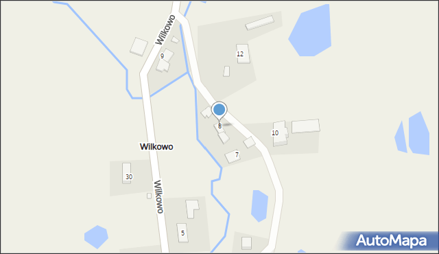 Wilkowo, Wilkowo, 8, mapa Wilkowo